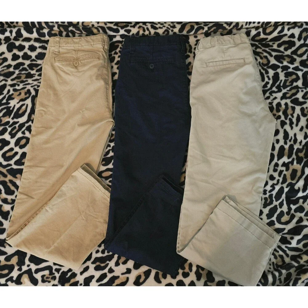 Lots of 3 Boys' School Uniform Pants Size 10 Husky